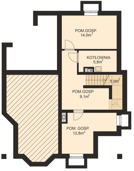 Piwnica projektu APS 015