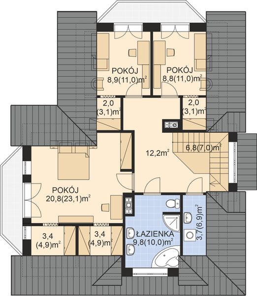 Poddasze projektu APS 015