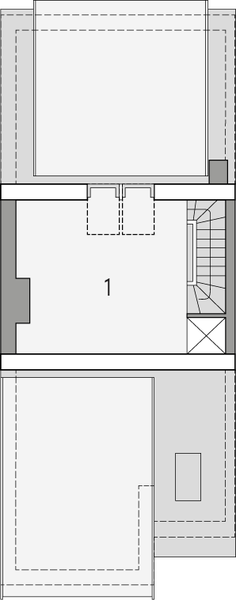 Poddasze projektu Erwin - segment lewy