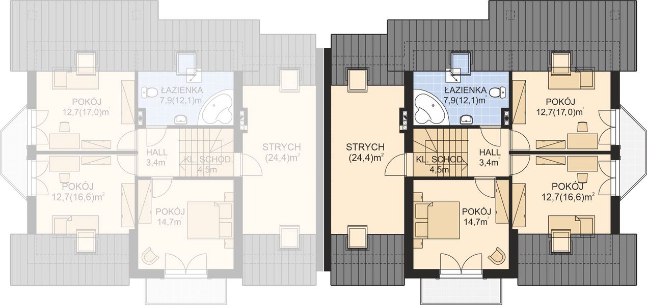 Poddasze projektu APS 194
