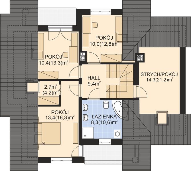 Poddasze projektu APS 055 NEW