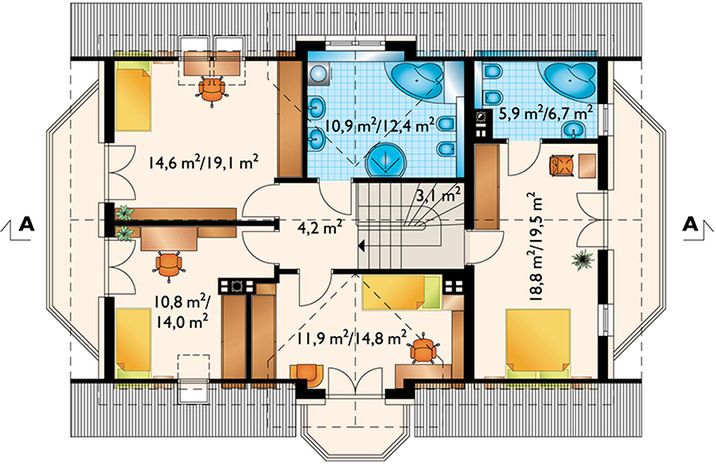 Poddasze projektu Zofia Polo (1120)