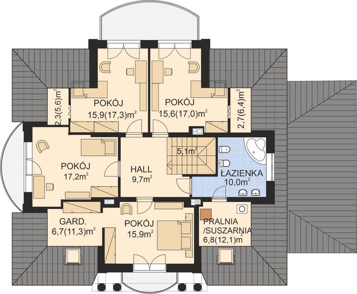 Poddasze projektu APS 022 + G