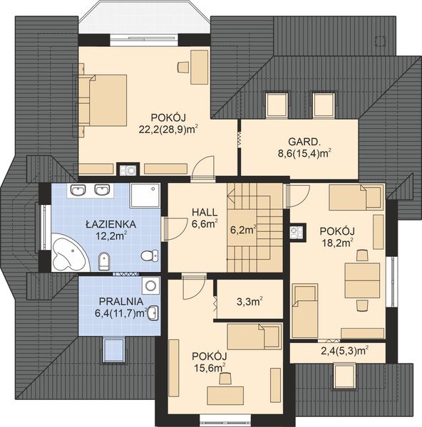 Poddasze projektu APS 087