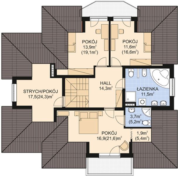 Poddasze projektu APS 105