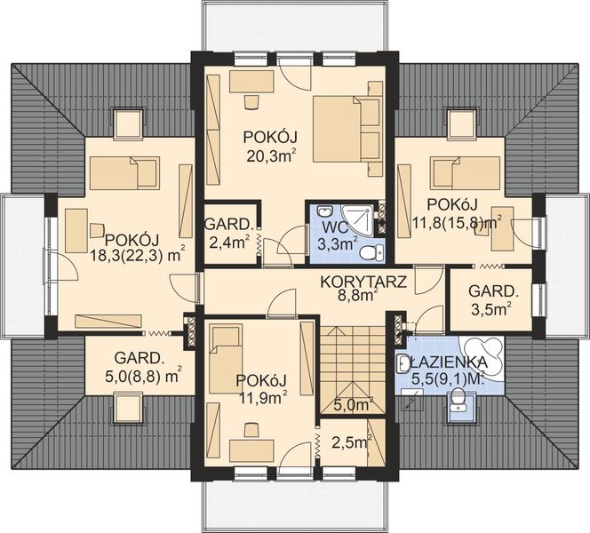 Poddasze projektu APS 106