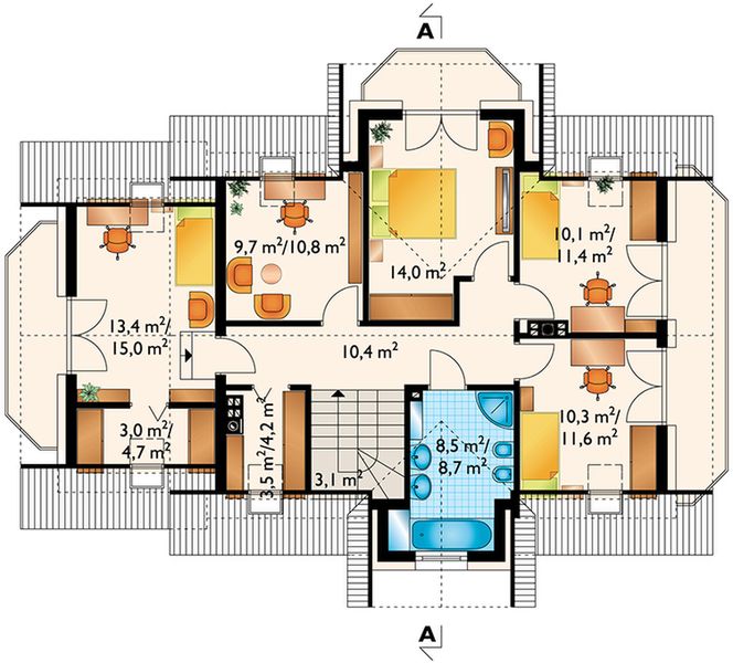 Poddasze projektu Klara Rex Mobil (1151)