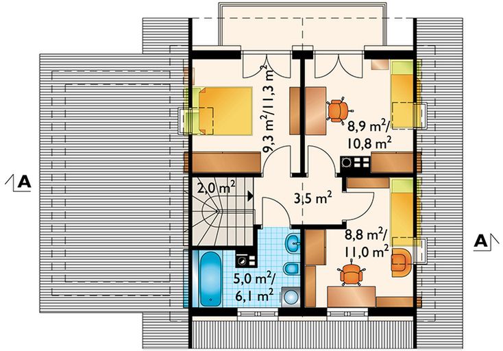 Poddasze projektu Smyk Twist (1143)