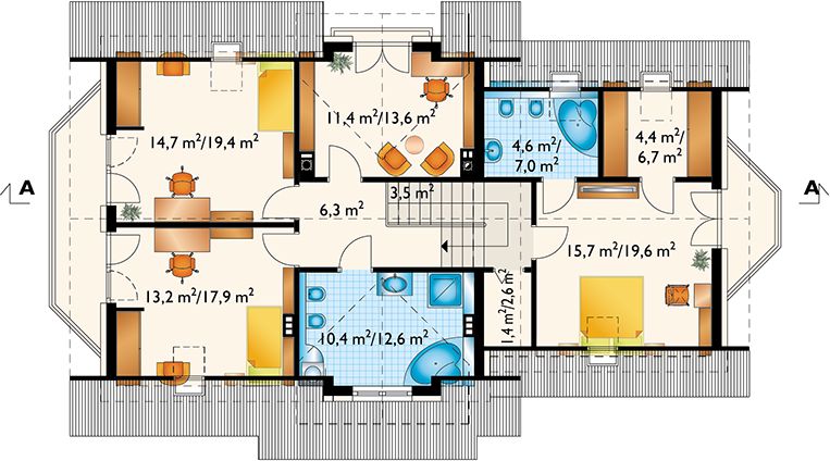 Poddasze projektu Zoja Luxor G2 (1152)