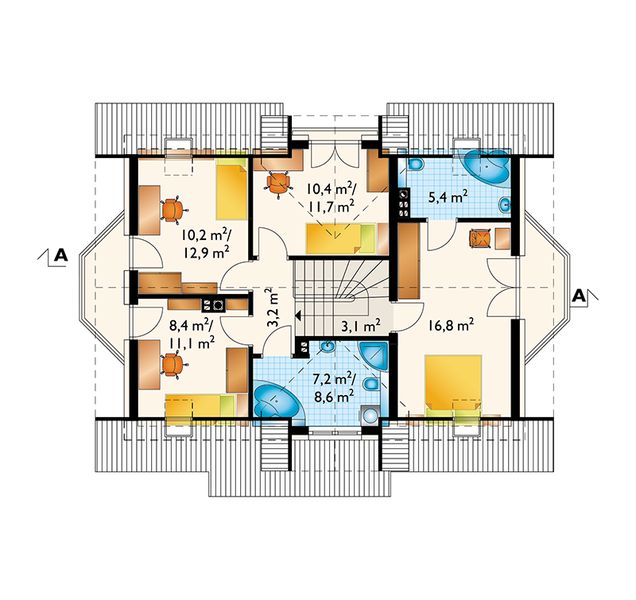 Poddasze projektu Zojka Mini (1130)