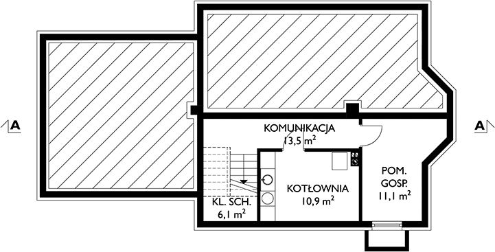 Piwnica projektu Chaber Polo G2 (1170)