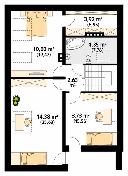 Poddasze projektu Amarant