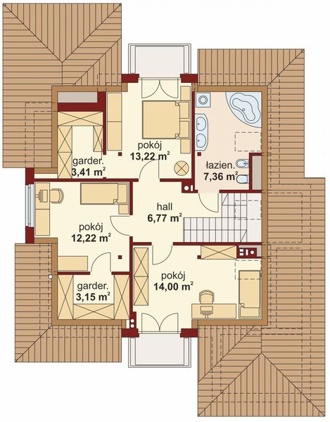Poddasze projektu Kamea