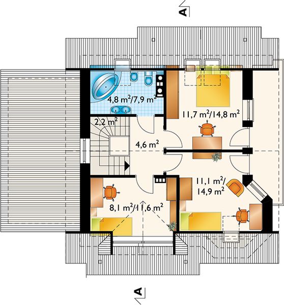 Poddasze projektu Majka (1187)