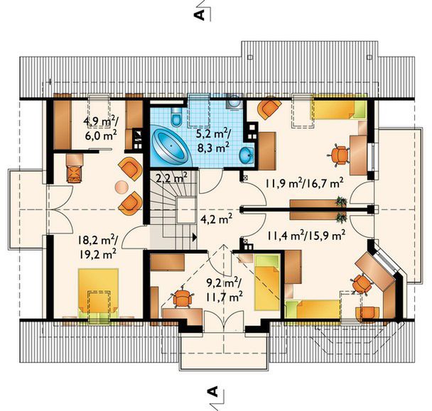 Poddasze projektu Mariola (1178)