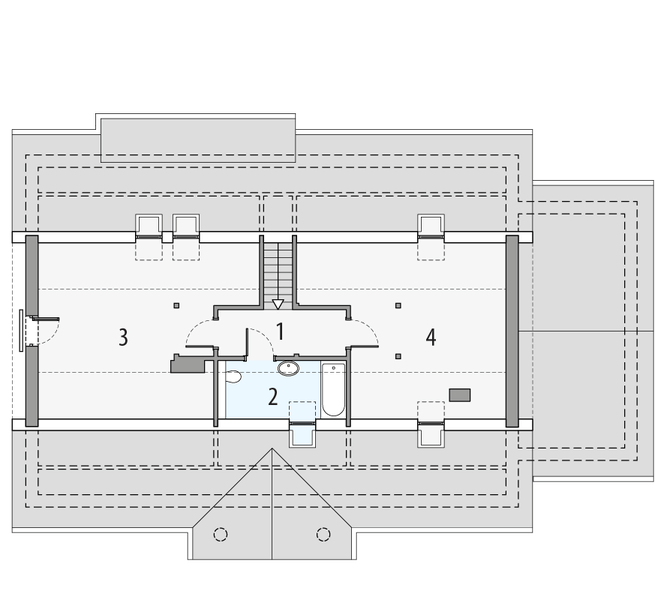 Poddasze projektu Sielanka 2a1g
