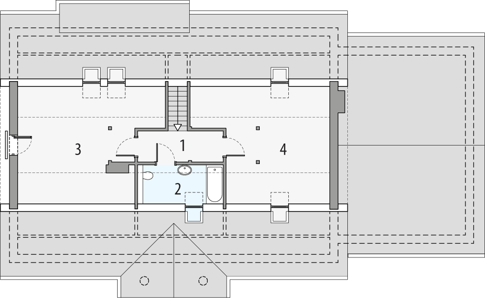 Poddasze projektu Sielanka a2g-ps