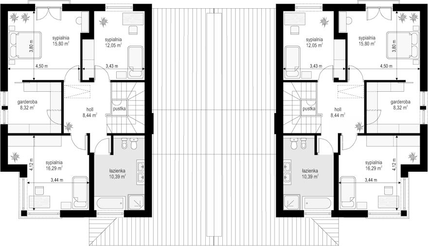 Piętro 1 projektu Ametyst 2