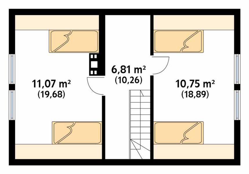 Poddasze projektu Motylek