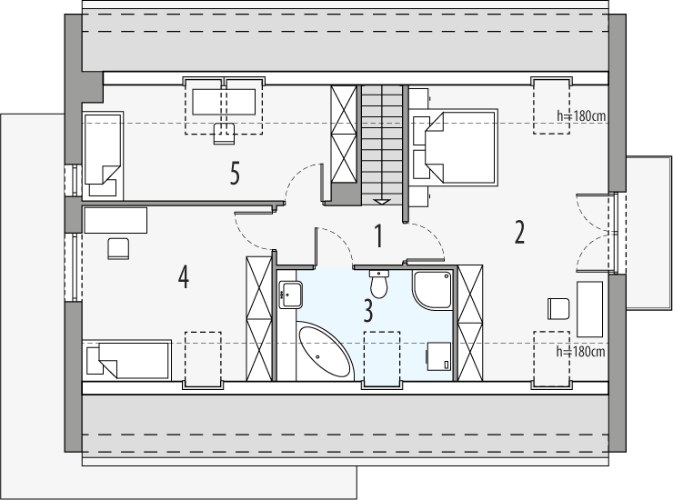 Poddasze projektu Victor b