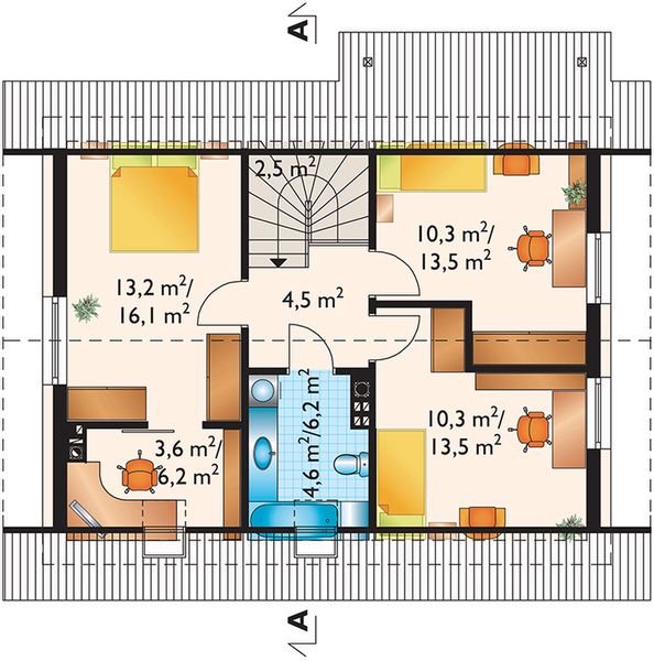 Poddasze projektu Berta (1225)