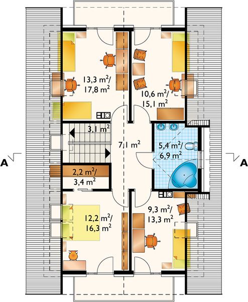 Poddasze projektu Lobelia (1316)