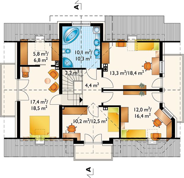 Poddasze projektu Mariola Polo (1252)