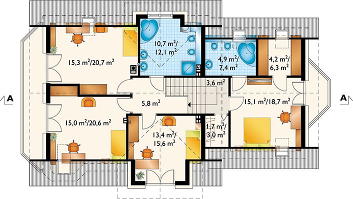 Poddasze projektu Turkus (1254)