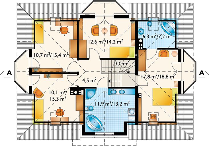 Poddasze projektu Zula (1235)