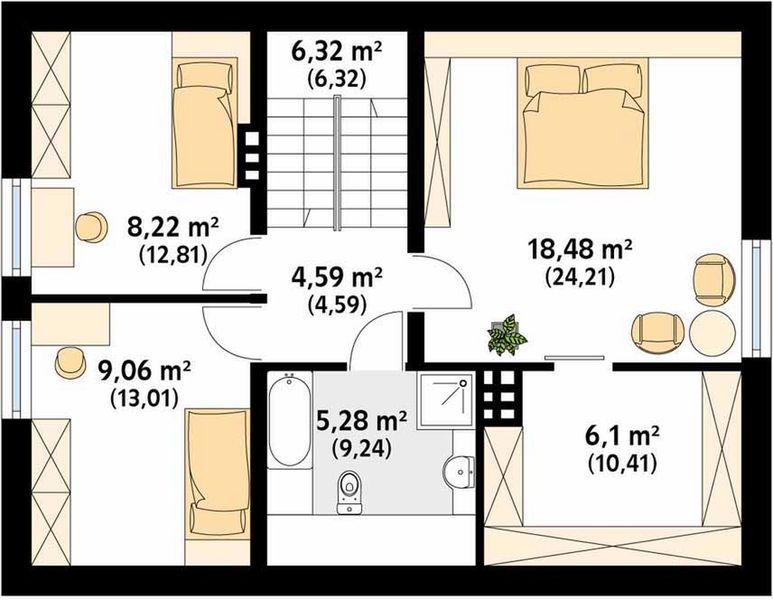 Poddasze projektu Agatka