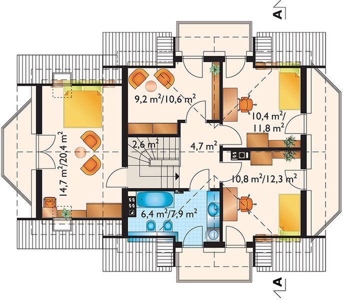 Poddasze projektu Smyk Alfa (1284)