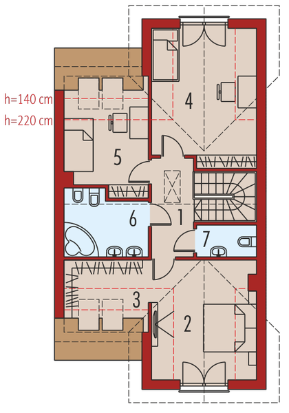 Poddasze projektu Samba G1