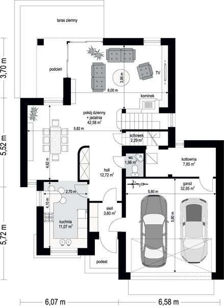 Parter projektu Kasjopea 2 wariant B