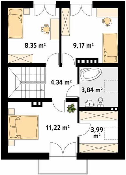 Poddasze projektu Lilia