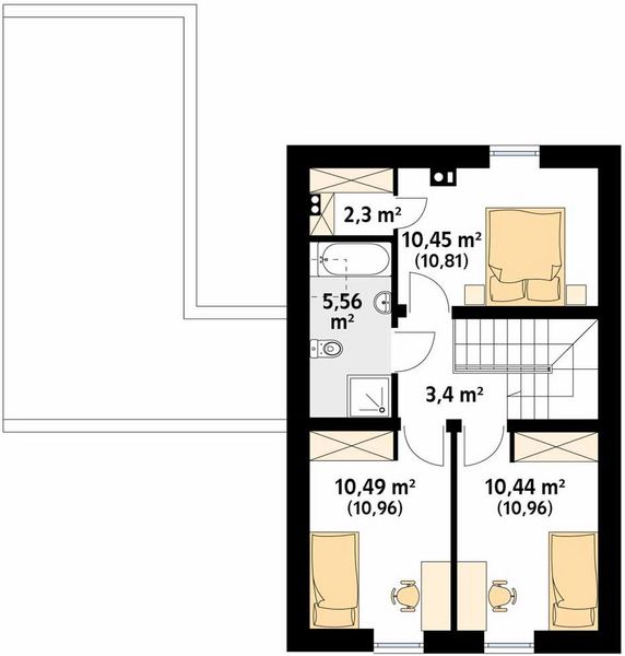 Poddasze projektu Teo 2