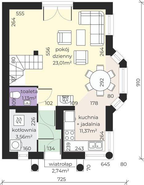 Parter projektu Dom przy Waniliowej