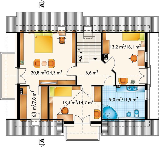 Poddasze projektu Loreta (1335)
