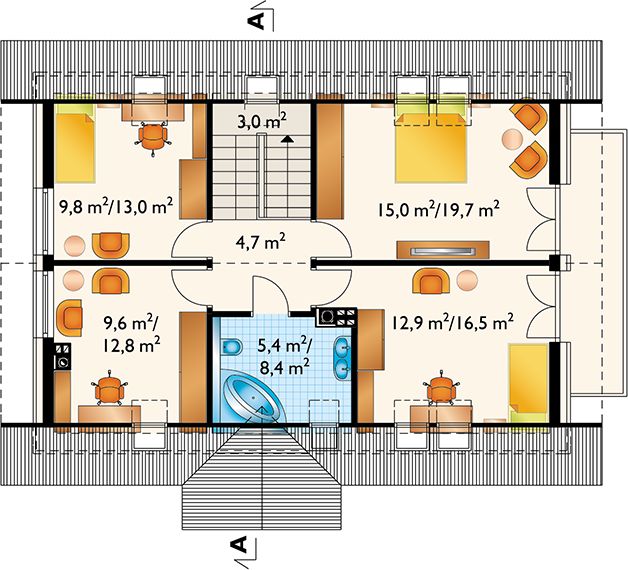 Poddasze projektu Sambor Polo (1339)