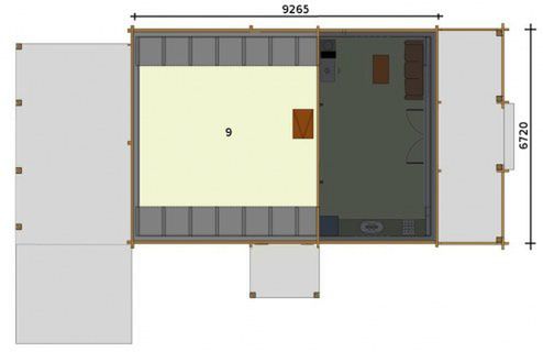 Poddasze projektu Montevideo bale