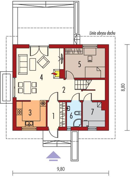 Parter projektu Adriana III (wersja B)