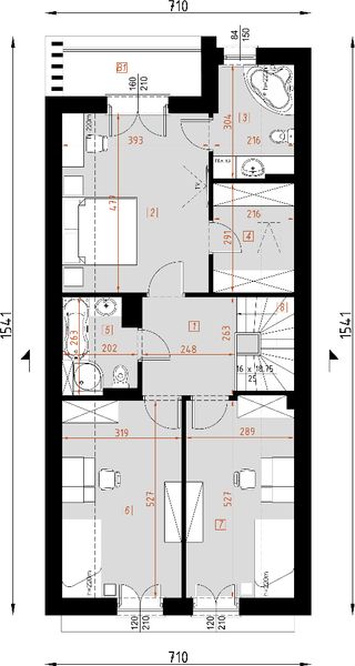 Poddasze projektu D102A
