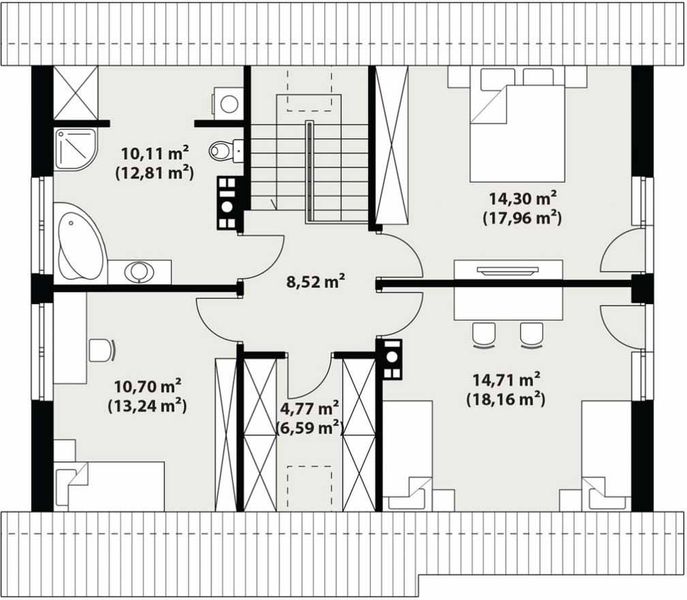 Poddasze projektu Karmel 3