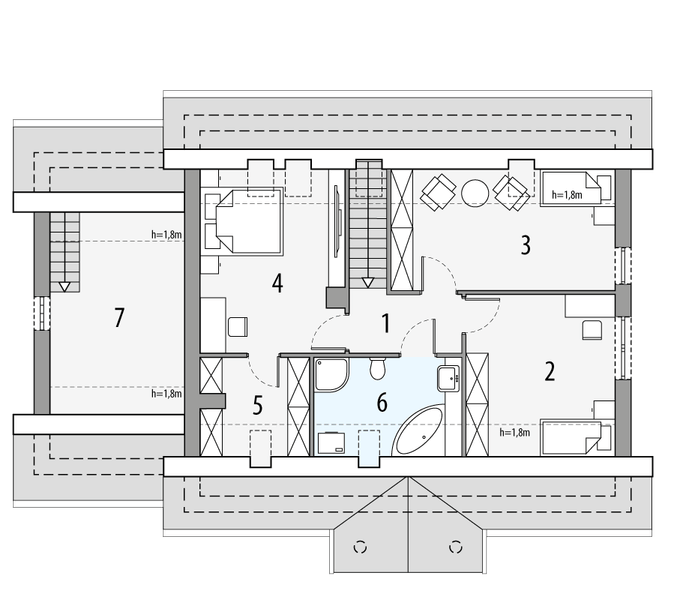 Poddasze projektu Siena a1g