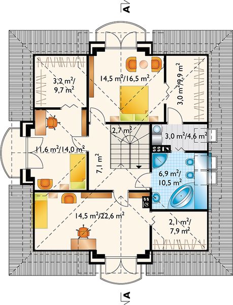 Poddasze projektu Gloria (1351)