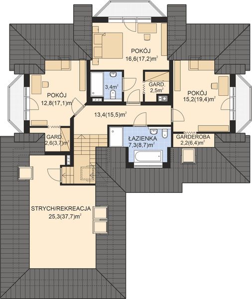 Poddasze projektu APS 121