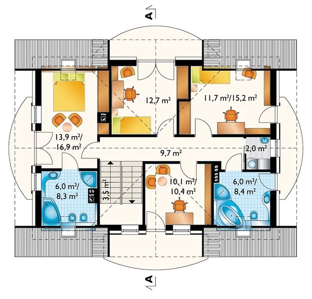Poddasze projektu Akord Neo (1369)