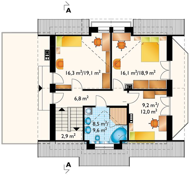 Poddasze projektu Celesta-2 (1255)