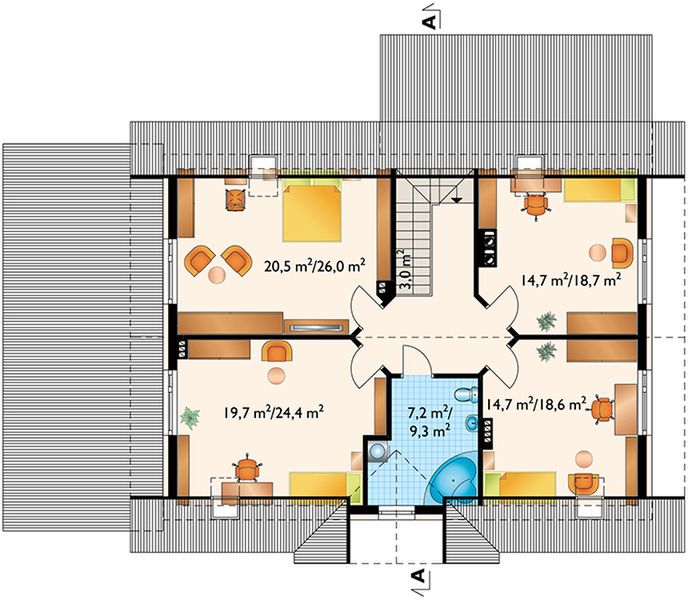 Poddasze projektu Galina (1347)