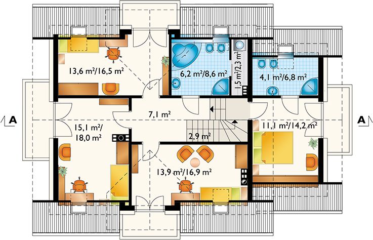 Poddasze projektu Helena Polo (1363)