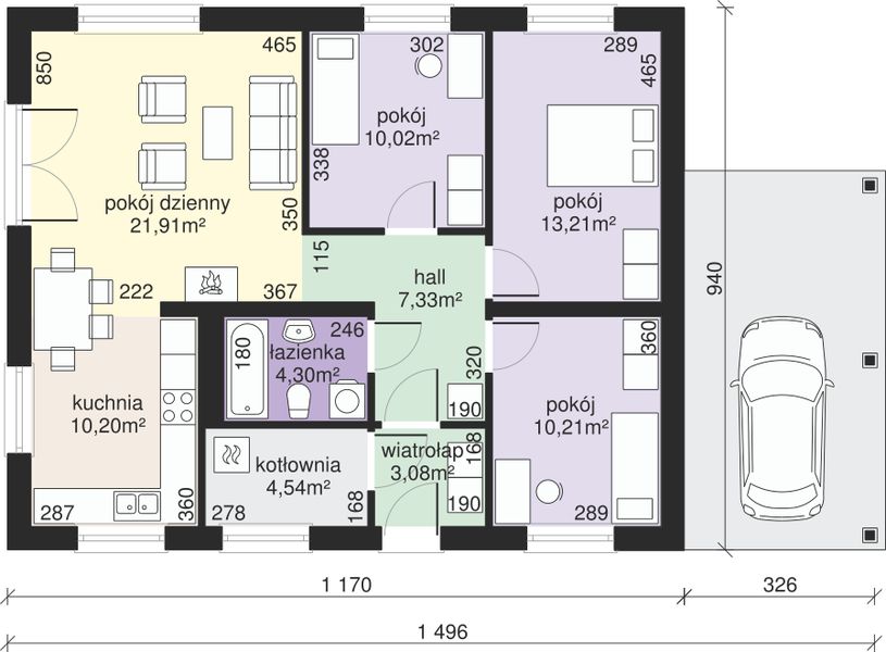 Parter projektu Dom przy Przyjemnej 2